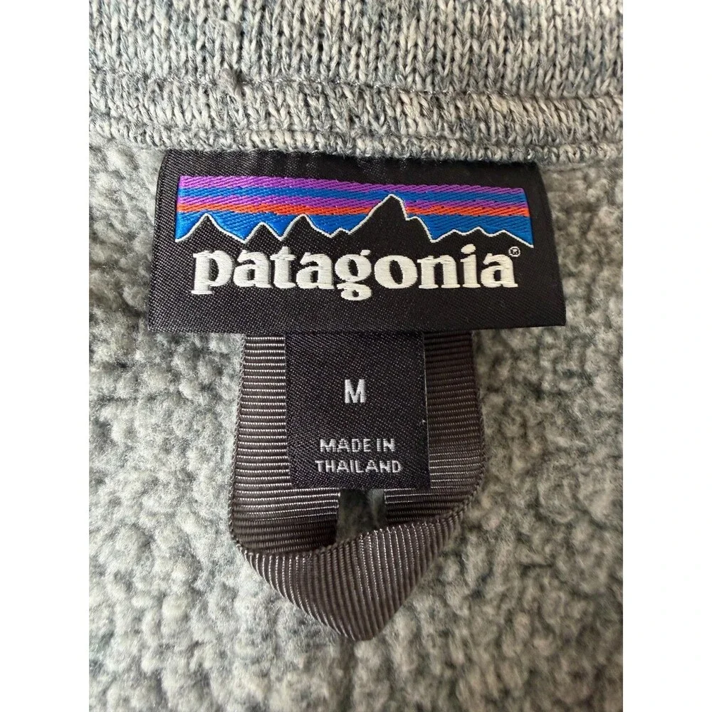 Patagonia Better Sweater Shirt Jacket Mens M Gray Fleece STY25840 FA19 outdoors